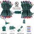 Minetom 2 Pack Clear Christmas Lights - 26.5 Feet, 100 Counts Mini String Lights, Waterproof for Indoor Outdoor