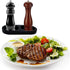 Elegant Black Beech Wood Tray for Salt & Pepper Mills