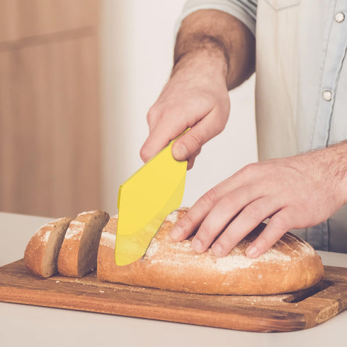 Bench Scraper Dough Scraper for Baking, 4 PCs BPA Free Plastic Flexible Dough Cutter, Food-Safe Tools
