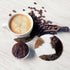 Pznen 2 Pack Accessories,Set 2 Cow Skin Texture Coasters for Drinks Africa Animal Camouflage Close Up Hairy Texture