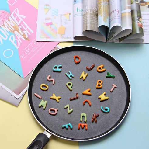 SurgeHai 26-Piece Small Alphabet Cutters Set (A - Z), Stainless Steel Decorating Tools