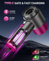 EYYA Handheld Car Vacuum Cleaner Cordless, 15000PA High Power Mini Vacuum & Air Duster with LED Light