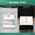 12.2 5.9 7.87 inch KYODOLED Wall Mount Medicine Lock Box, Drug Cabinet with Key, Large Capacity Secure Steel