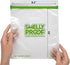 Smelly Proof Reusable Food Storage Bags, Clear FLAT Large 3-mil Thick, 8.5" x 10", Quart Size Ziplock Bags, 10-Pack