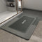 MontVoo Dark Grey Bath Mat 17"x27", Non-Slip Super Absorbent Quick Dry Bathroom Rug for Floor and Bathtub