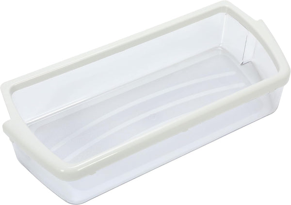 HECASA WPW10321304 Refrigerator Door Shelf, Compatible with Whirlpool KitchenAid Kenmore Maytag Amana, Clear Fridge Bin