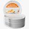 Round Cutting Board Plates, 10 inch with Juice Grooves, Durable BPA-Free & Dishwasher Safe, Ideal for Slicing