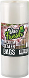 Vac Fresh Food Vacuum Sealer Rolls, 11" x 50', 3.5mil Embossed Food Storage Bags