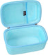 Mchoi Hard Case for Oliso M3Pro/M2 Mini Project Steam Iron, Travel Organizer Holders with Mesh Pocket, Case Only, Blue