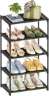 Autonomier 5-Tier Extra Small Shoe Rack (16.3" Wide), Narrow Space-Saving Organizer for