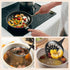 FJNATINH 4-Pieces Professional Wok Utensils Set for Carbon Steel, Wooden Handle Skimmer, Soup Ladle, Slotted Turner,