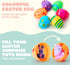 200 2.3" JOYIN Pcs Plastic Printed Bright Easter Eggs Tall for Easter Hunt, Basket Stuffers Fillers, Classroom Prize
