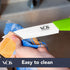 Vos Ceramic Paring Knife, 4 Inch Zirconia Blade with Sheath Cover, Green Handle for Kitchen