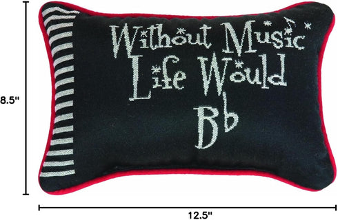 Manual Woodworker Keynote Collection, Take Note Word Pillow, 12.5 X 8.5-Inch