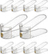 SummerVines 10 Pack 50% Closet 10 Pack) Clear Shoe Slot Organizer, Shoe Stacker Organizer Holders for A Pair of Shoes