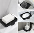 HFengQ 2 Pack Silicone Soap Dish with Drain, Bar Soap Holder for Shower,Bathroom and Kitchen Sink Organizer,Self