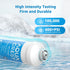 AQUA CREST Inline Carbon Water Filter for Reverse Osmosis System, NSF Certified, 2-Pack Replacement Cartridge