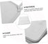 Ciieeo White Kitchen Drain Mat, Foldable Drying Pad for Tableware, Microfiber Dish Drying Mat for Countertop