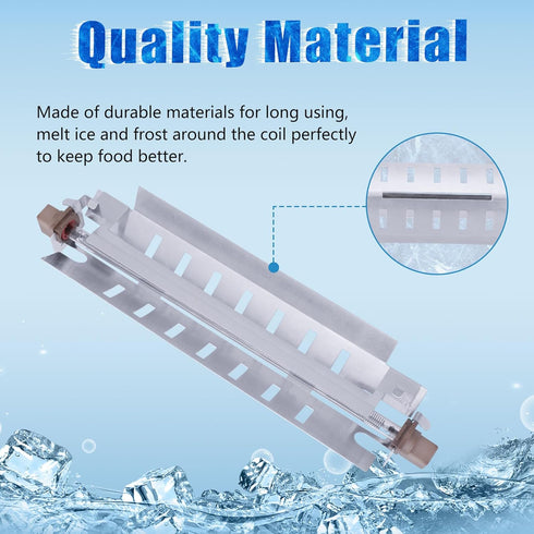 WR51X10055 Refrigerator Defrost Heater Kit - Compatible with General Electric Hotpoint Refrigerators