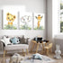 BZSPNJM Set 3 (12 16 Inch) Baby Safari Nursery Wall Decor - of Pictures Cute Animal Wall Prints on Canvas Jungle
