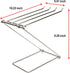 Stainless Steel Washcloth Holder Dish Rag Cloth Holder, 4 Arms Folding Towel Drying Rack for Kitchen countertop Bathroom, Hand Towel Stand Rack, Silver by LENITH