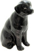 Fine Ceramic Black Labrador Dog Salt & Pepper Shakers Set, 3-3/4" H