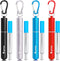 Kynup 4 Packs Reusable Metal Straws with Silicone, Travel Drinking Straws with Case, Keychain, Cleaning Brushes, 20 PCS