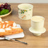 Countertop Countertop, Stoneware Butter Crock with Lid, Ceramic Butter Dish with Water Line, Butter Keeper, Butter