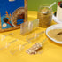 Hestya 16 Pcs Clear Plastic Scoops - Multi-Purpose for Candy Buffet, Kitchen, Ice Food, Protein Powders