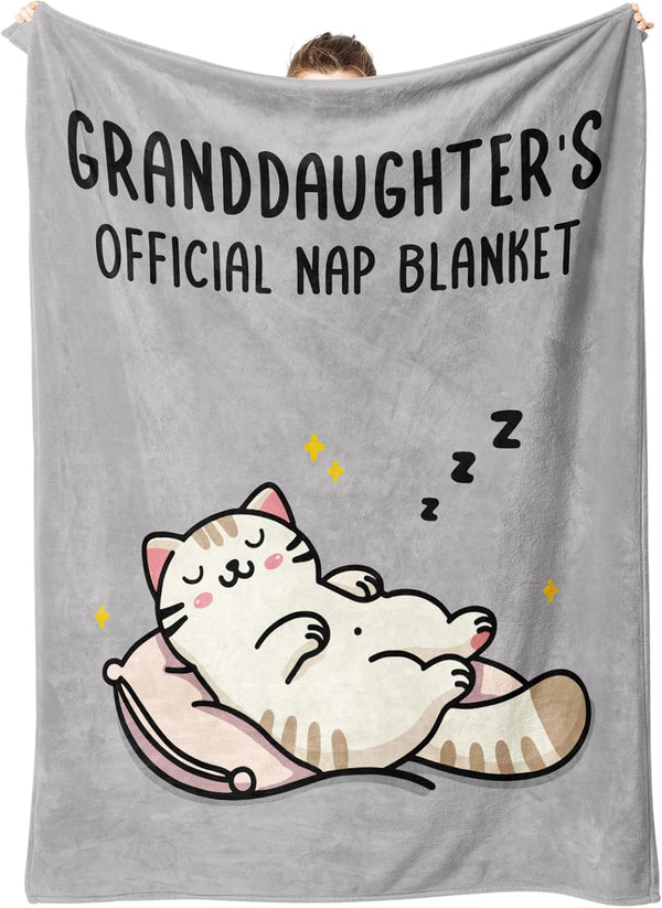 SteadStyle Granddaughter Gifts from Grandma Grandpa, Mothers Day Blanket Gifts for Granddaughter,