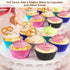 Gifbera Black Foil Baking Cups Standard Size Cupcake Liners Muffin Liner for Baking, 100-Count by GiFBERA