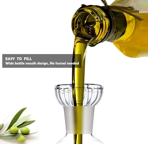 5 oz/150 ml HAIZEEN Olive Oil & Vinegar Dispenser with Non Drip Spout - Oil Pourer Dispensing Bottles Soap dispenser