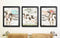 Silly Goose Gifts Funny Rustic Farm Animal Themed Bathroom Decor, Wall Art Print Sets, Typography Country Bath Signs