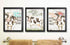 Silly Goose Gifts Funny Rustic Farm Animal Themed Bathroom Decor, Wall Art Print Sets, Typography Country Bath Signs
