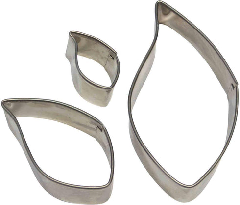 PME Stainless Steel Leaf Cutters, Set of 3