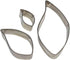 PME Stainless Steel Leaf Cutters, Set of 3