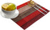 Vandarllin Christmas Red Brown Placemats, Set of 6 Retro Rustic Barn Wood Texture Stain Resistant Table Mats