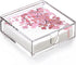 Acrylic Napkin Holder, 7"x 7"x 2.4" Flat Dispenser with Lid, Waterproof Paper Napkin Container for Kitchen & Bathroom