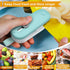 Mini Bag Sealer, 2 in 1 Heat Seal with Cutter and Lanyard, Portable Resealer Machine for Plastic Snack Bags (Batteries