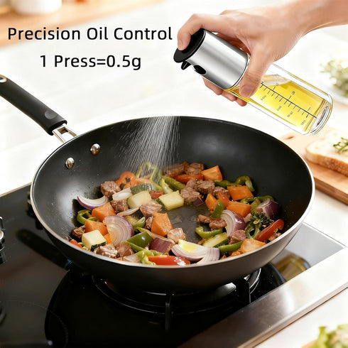 3.5oz/100ml Olive Oil Sprayer, Oil Sprayer for Cooking, Oil Sprayer for Air Fryer, Stainless Steel Pump for Mist Spray