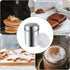 1Pcs Stainless Steel Powder Sugar Shaker Duster with Lid, Fine Mesh Shaker for Baking Soda, Cocoa, Flour