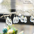 10pcs 38mm Clear Crystal Teardrops Chandelier Parts,Chandelier Crystal Prisms Pendants with Hook,Hanging Crystals