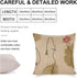 Chinoiserie Throw Pillow Cover, Lotus Ink Painting Flowers, Farmhouse Home Decor 18"x18"