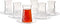 Pasabahce Crystal Turkish Tea Glasses and Saucers, Set of 12 Turkish Tea