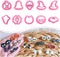 KEOKER Halloween Polymer Clay Cutters - 10 Shapes for Earrings, Pumpkin Clay Cutter for Halloween
