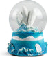 Elanze Designs Beluga Whales Tabletop Dresser Nightstand Figurine Decoration, 100MM Sturdy Glitter Water Wind Up