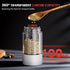 Set Electric Salt and Pepper Grinder Automatic Battery Pepper Mill Shakers Kitchen Gadgets Adjustable Coarseness