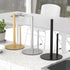 Paper Towel Holder Gold Kitchen Roll Holder, Premium Stainless Steel Dispenser for Organizing Countertop Rolls