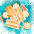 Silicone Popsicle Molds, 10 Cavity BPA-Free Red Cone Shaped Food Preparation Molds with Sticks and Funnel