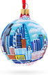 London City, United Kingdom Glass Ball Christmas Ornament, 3.25 Inches